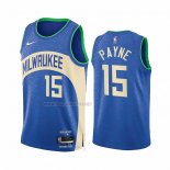 Camiseta Milwaukee Bucks Cameron Payne NO 15 Ciudad 2023-24 Azul