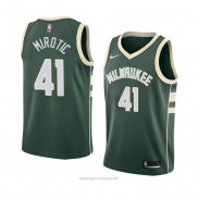 Camiseta Milwaukee Bucks Nikola Mirotic NO 41 Icon 2018 Verde