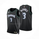 Camiseta Minnesota Timberwolves Jaden McDaniels NO 3 Classic 2025-26 Negro