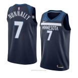 Camiseta Minnesota Timberwolves James Nunnally NO 7 Icon 2017-18 Azul