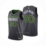Camiseta Minnesota Timberwolves Personalizada Statement 2024-25 Gris