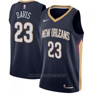 Camiseta New Orleans Pelicans Anthony Davis NO 23 Icon 2017-18 Azul