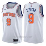 Camiseta New York Knicks Kyle O'quinn NO 9 Statement 2017-18 Blanco