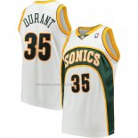 Camiseta Nino Seattle SuperSonics Kevin Durant NO 35 Mitchell & Ness 2006-07 Blanco