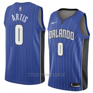 Camiseta Orlando Magic Jamel Artis NO 0 Icon 2018 Azul