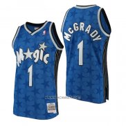 Camiseta Orlando Magic Tracy McGrady NO 1 Mitchell & Ness 2000-01 Azul