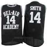 Camiseta Pelicula Bel-Air Academy Smith NO 14 Negro