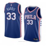 Camiseta Philadelphia 76ers Tobias Harris NO 33 Icon 2018 Azul