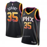 Camiseta Phoenix Suns Kevin Durant NO 35 Statement 2022-23 Negro