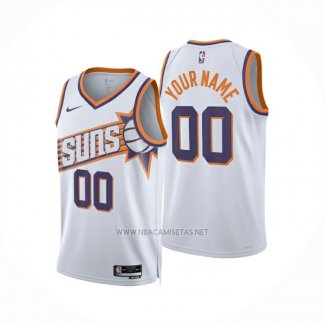 Camiseta Phoenix Suns Personalizada Association 2024-25 Blanco