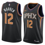 Camiseta Phoenix Suns Tj Warren NO 12 Statement 2018 Negro