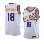 Camiseta Phoenix Suns Yuta Watanabe NO 18 Association 2023-24 Blanco