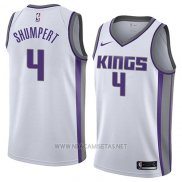 Camiseta Sacramento Kings Iman Shumpert NO 4 Association 2018 Blanco