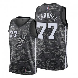 Camiseta San Antonio Spurs Demarre Carroll NO 77 Ciudad Camuflaje