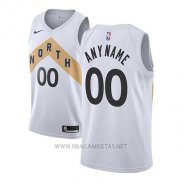 Camiseta Toronto Raptors Ciudad 2017-18 Blanco Personalizada