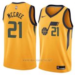 Camiseta Utah Jazz Erik Mccree NO 21 Statement 2018 Amarillo