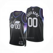Camiseta Utah Jazz Personalizada Statement 2025-26 Negro