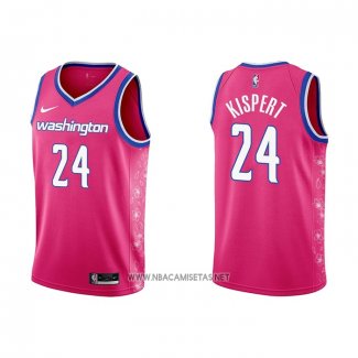 Camiseta Washington Wizards Corey Kispert NO 24 Ciudad 2022-23 Rosa