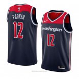 Camiseta Washington Wizards Jabari Parker NO 12 Statement 2018 Negro
