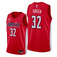 Camiseta Washington Wizards Jeff Green NO 32 Earned Edition Rojo