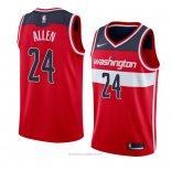 Camiseta Washington Wizards Lavoy Allen NO 24 Icon 2018 Rojo