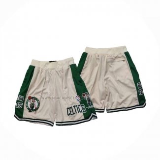 Pantalone Boston Celtics Just Don Blanco1
