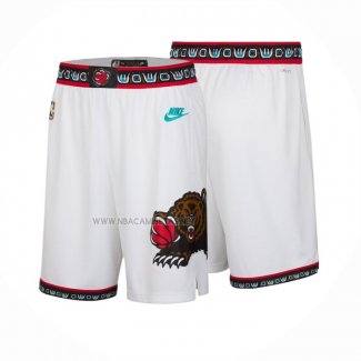 Pantalone Memphis Grizzlies Classic 2024-25 Blanco