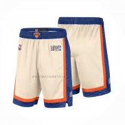 Pantalone New York Knicks Ciudad 2025-26 Blanco