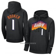 Sudaderas con Capucha Phoenix Suns Devin Booker Negro