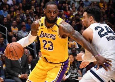 Lakers 117-105 Grizzlies-Camisetas nba baratas 2020