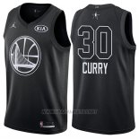 Camiseta All Star 2018 Golden State Warriors Stephen Curry NO 30 Negro