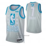 Camiseta All Star 2022 Brooklyn Nets Kevin Durant NO 7 Gris