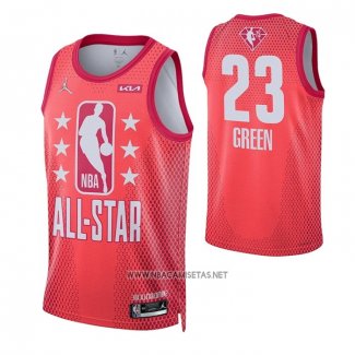 Camiseta All Star 2022 Golden State Warriors Draymond Green NO 23 Granate