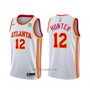 Camiseta Atlanta Hawks De'Andre Hunter NO 12 Association 2020-21 Blanco