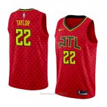 Camiseta Atlanta Hawks Isaiah Taylor NO 22 Statement 2017-18 Rojo