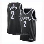 Camiseta Brooklyn Nets Blake Griffin NO 2 Icon 2020-21 Negro