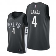 Camiseta Brooklyn Nets Jaylen Hands NO 4 Statement 2019-20 Negro