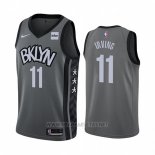 Camiseta Brooklyn Nets Kyrie Irving NO 11 Statement 2019-20 Gris