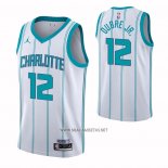 Camiseta Charlotte Hornets Kelly Oubre JR. NO 12 Association 2020-21 Blanco