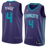 Camiseta Charlotte Hornets Marcus Paige NO 4 Statement 2018 Violeta