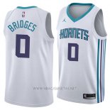 Camiseta Charlotte Hornets Miles Bridges NO 0 Association 2018 Blanco