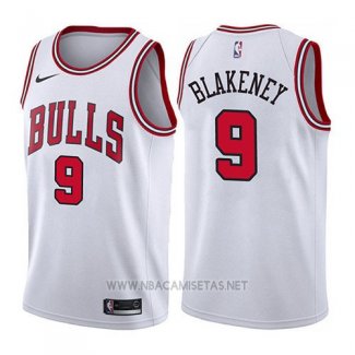 Camiseta Chicago Bulls Antonio Blakeney NO 9 Association 2017-18 Blanco