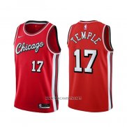 Camiseta Chicago Bulls Garrett Temple NO 17 Ciudad 2021-22 Rojo