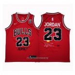 Camiseta Chicago Bulls Michael Jordan NO 23 Retro Rojo3