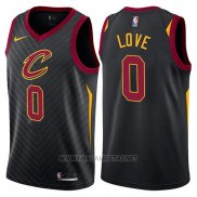 Camiseta Cleveland Cavaliers Kevin Love NO 0 Statement 2017-18 Negro