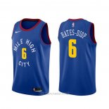 Camiseta Denver Nuggets Keita Bates-Diop NO 6 Statement Azul