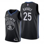 Camiseta Golden State Warriors Chasson Randle NO 25 Ciudad 2020 Negro