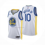 Camiseta Golden State Warriors Jimmy Butler NO 10 Association 2025-26 Blanco