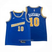 Camiseta Golden State Warriors Tim Hardaway NO 10 Classic 2022-23 Azul