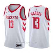 Camiseta Houston Rockets James Harden NO 13 Association 2019 Blanco